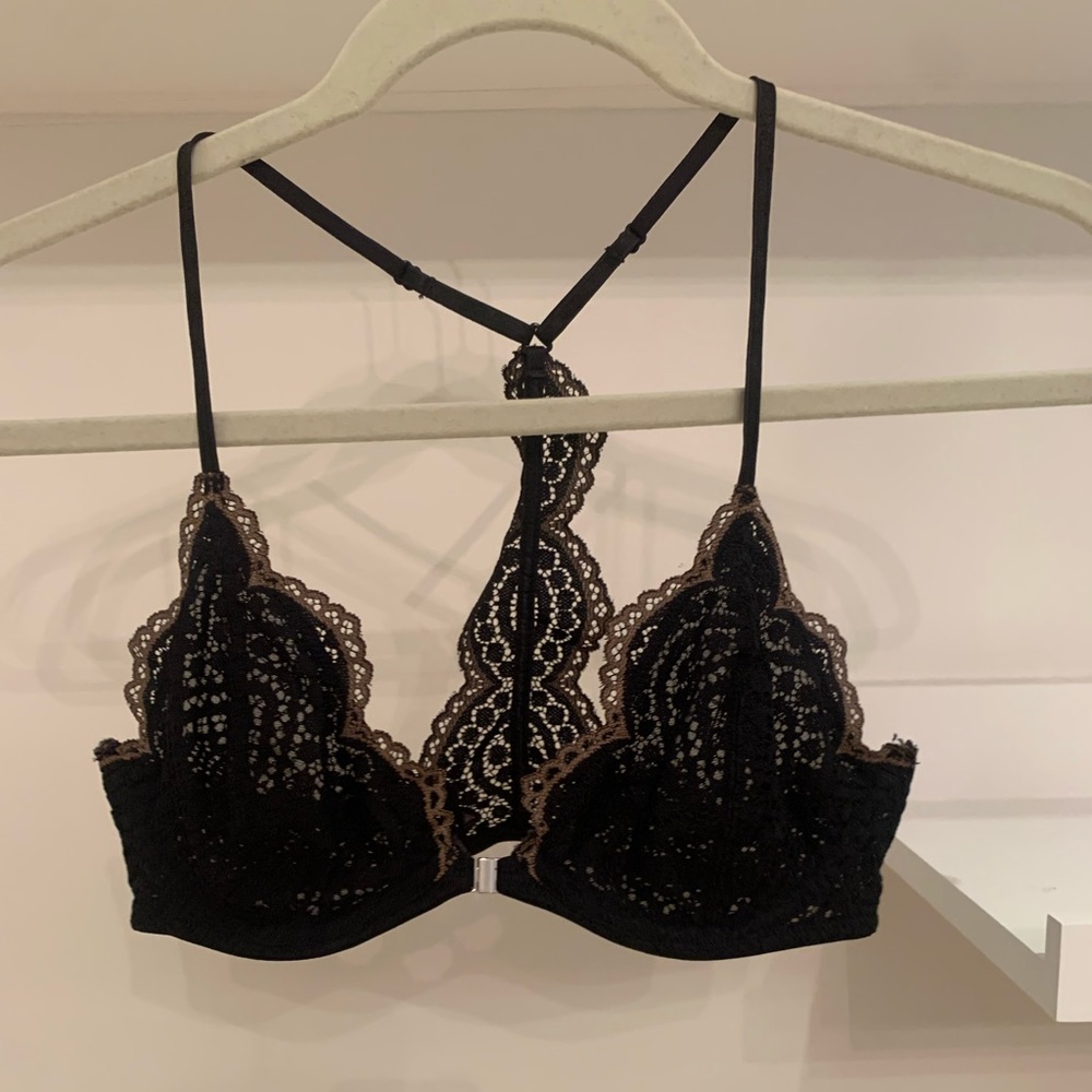 Free People Clasp Front Lace Bra